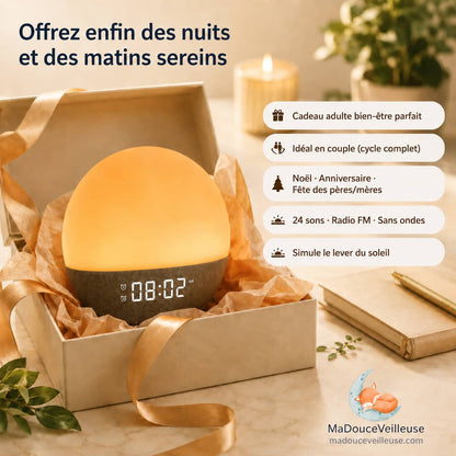 Veilleuse réveil adulte aux sons de la nature - AuroraRise