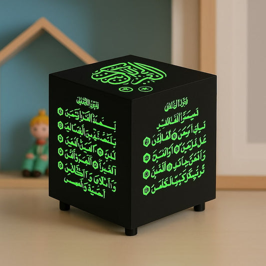 cube coranique LED avec récitation multilingue
