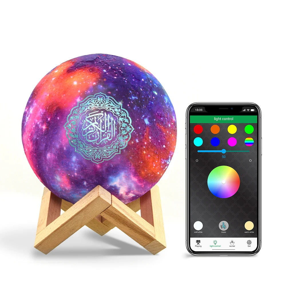 lampe coranique étoilée bluetooth HD