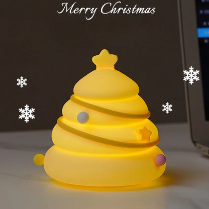 lampe de nuit forme sapin pour bébé