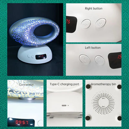 lampe islamique connectée récitation sourate