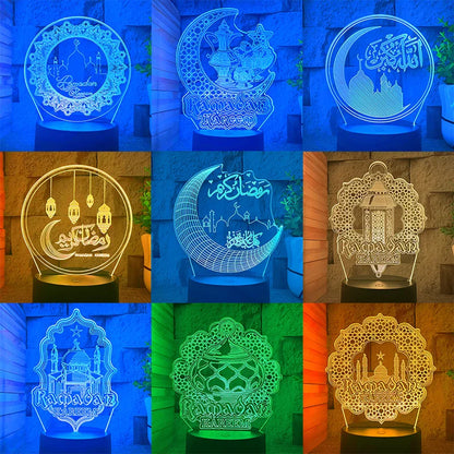 lampe spirituelle lune base tactile

