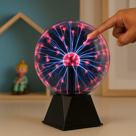 lampe déco science boule plasma tactile