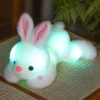 licorne en plush lumineuse avec ailes et corne