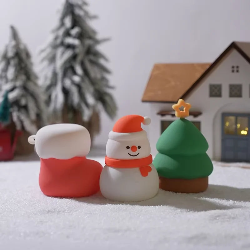 lumière veilleuse sapin silicone CE