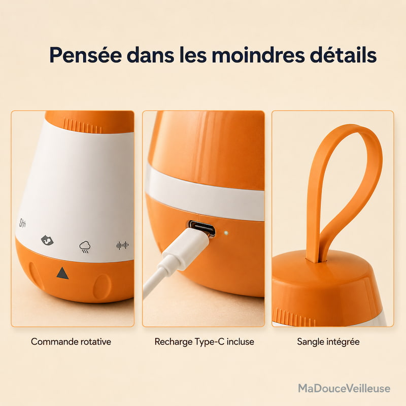 Machine Bruit Blanc Bébé nomade – CalmiSound