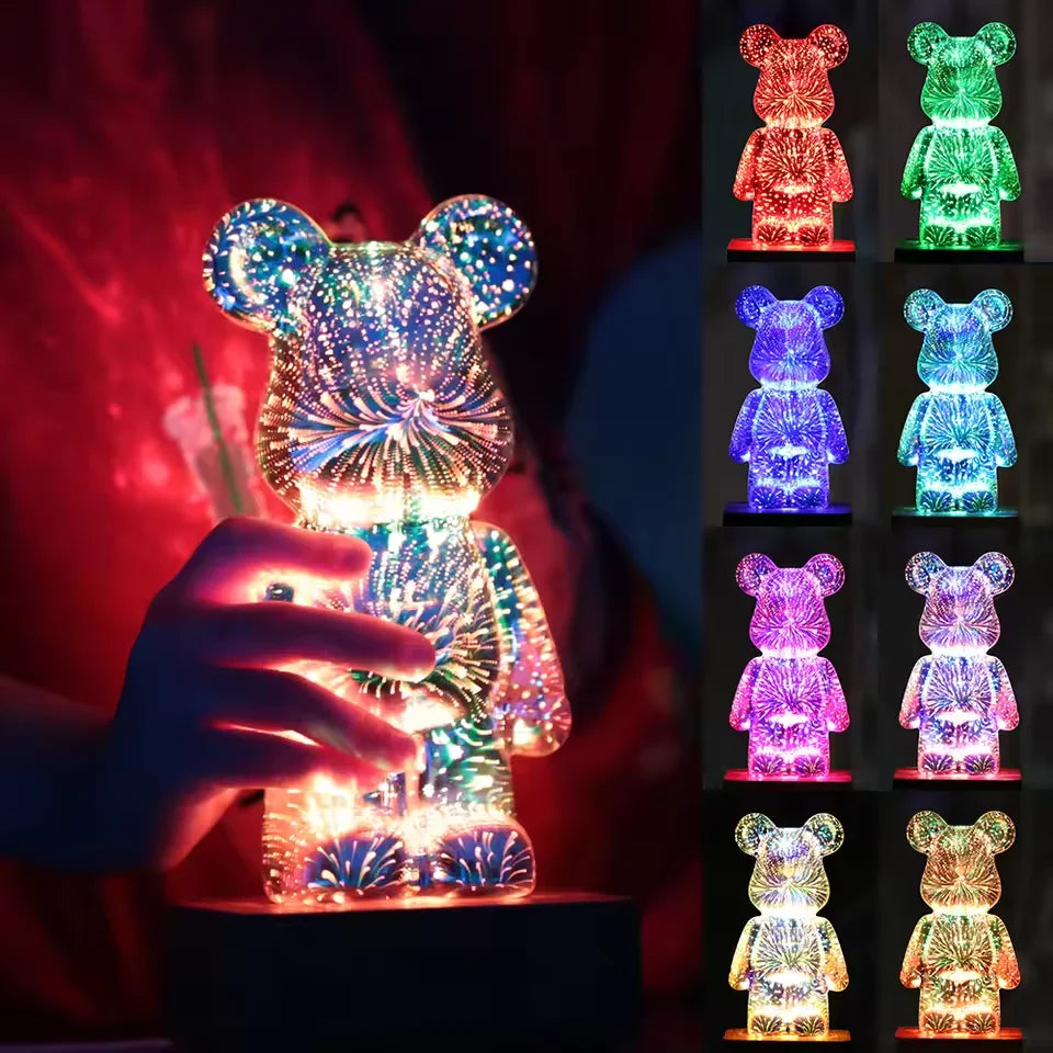ours lumineux RGB changeant

