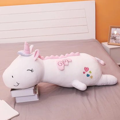 peluche licorne LED blanche pour chambre enfant