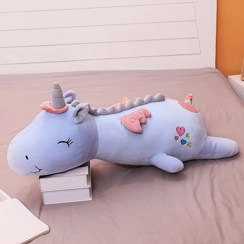peluche licorne LED blanche pour chambre enfant