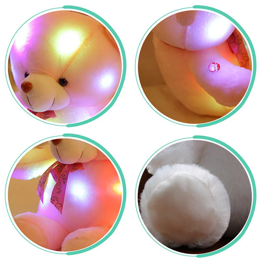 peluche ourson veilleuse douce pour enfants