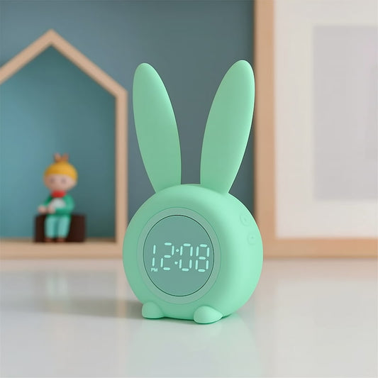 veilleuse réveil lapin enfant LED