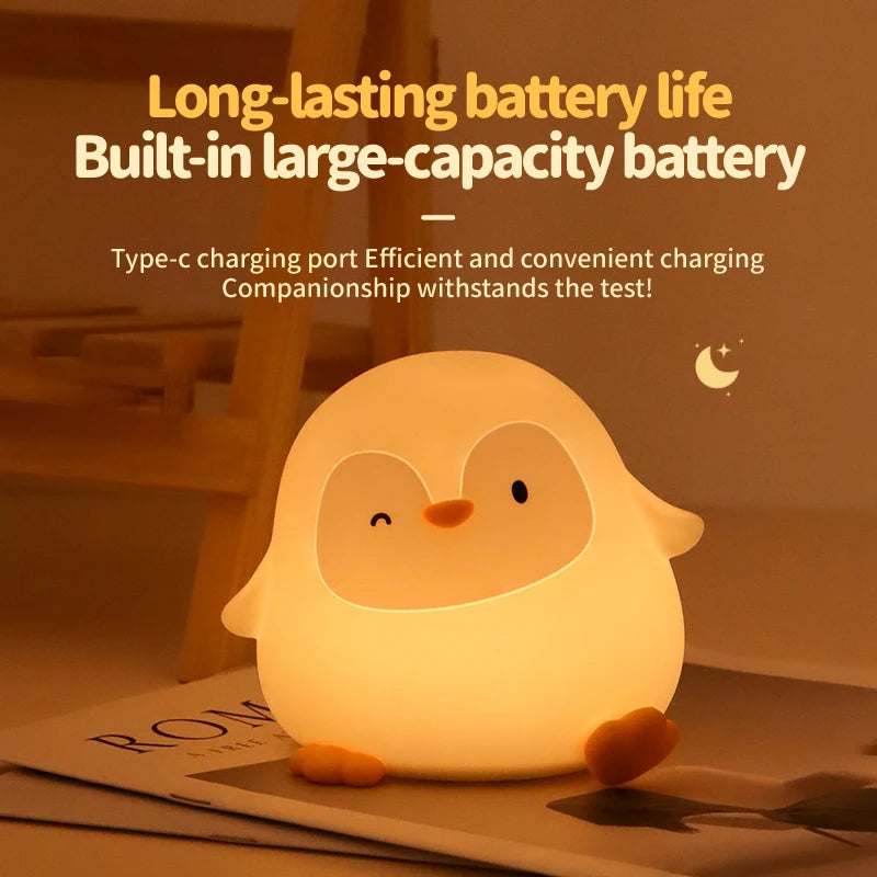 pingouin lumière LED douce