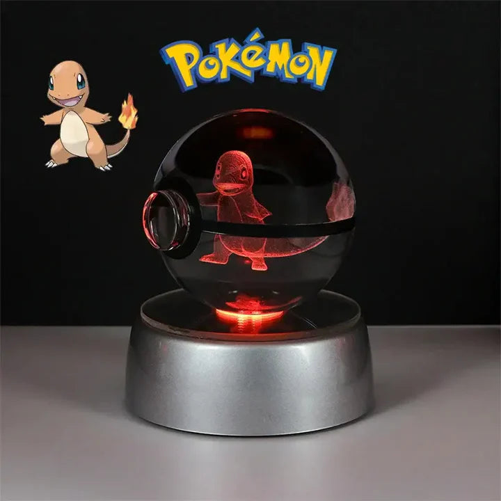 lampe pokemon salameche led multicolore