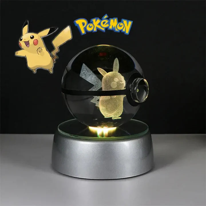 lampe pokemon pikachu led multicolore