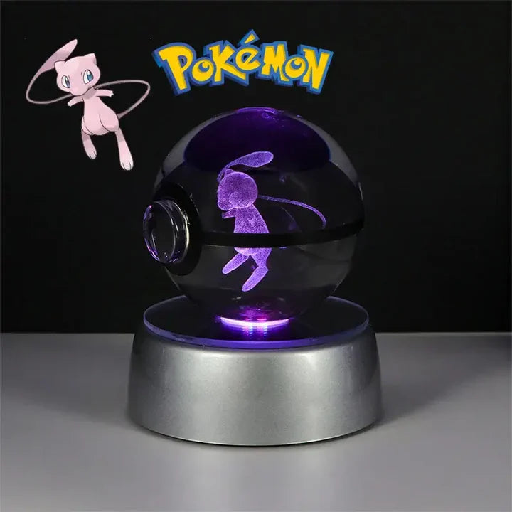 lampe pokemon mew led multicolore