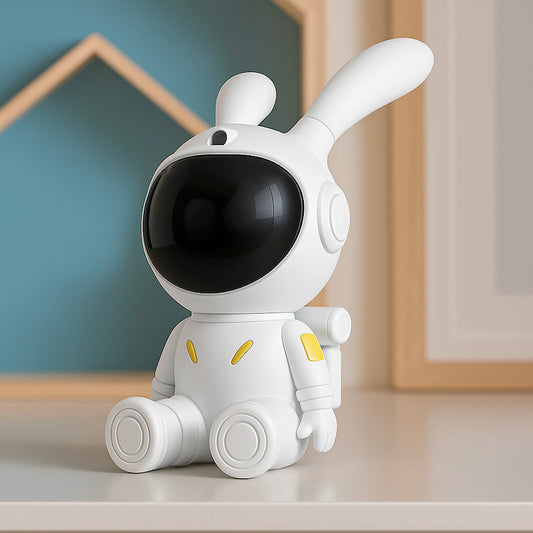 projecteur étoile astronaute lapin 