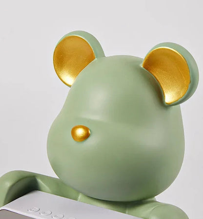 réveil ours céramique digital lumineux chambre enfant