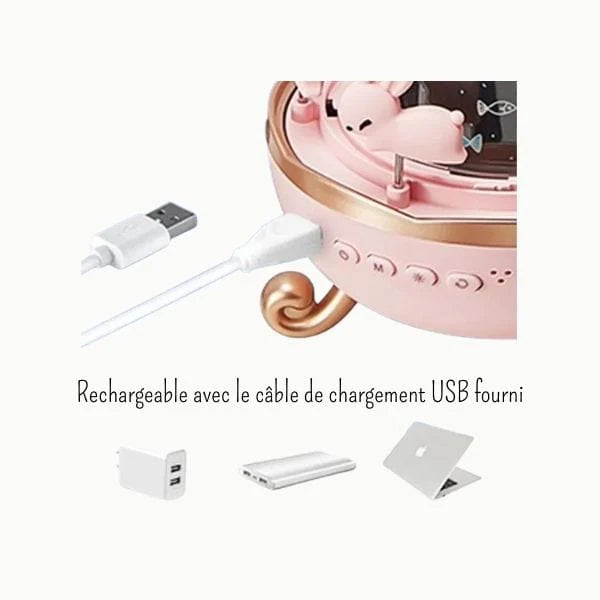 Cadeau naissance veilleuse projecteur DreamSpin Madouceveilleuse