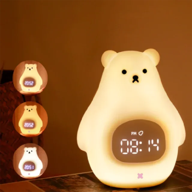 reveil design ourson avec minuterie