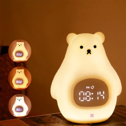 reveil design ourson avec minuterie