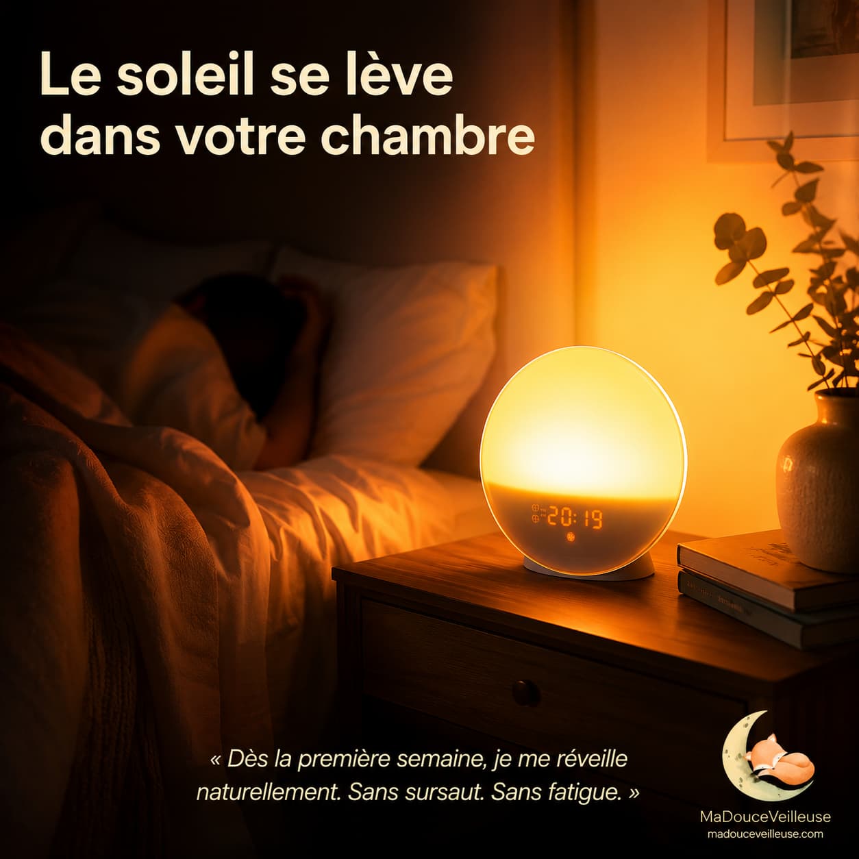 Réveil lumineux simulateur d’aube