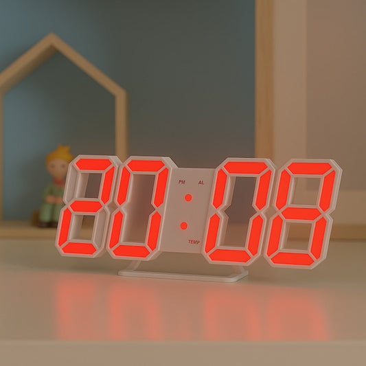 réveil numérique LED grand format