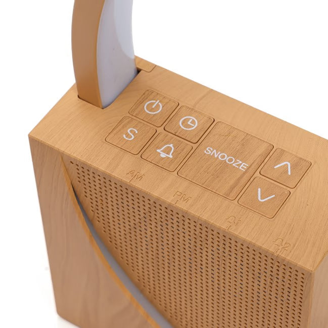 reveil snooze ecran led avec intensite reglable