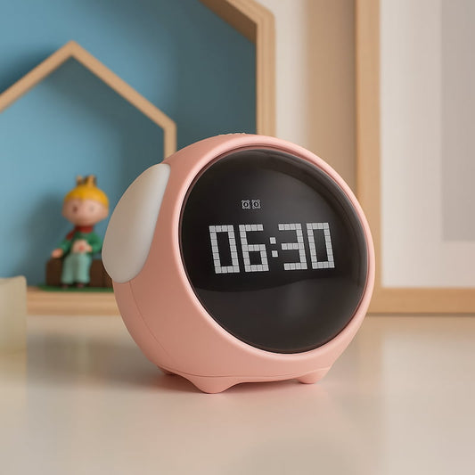 reveil numerique rose pour enfant