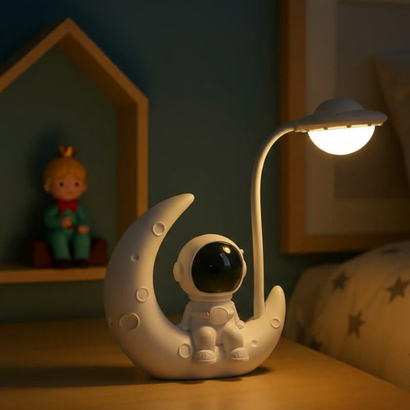 lampe astronaute lune led enfant