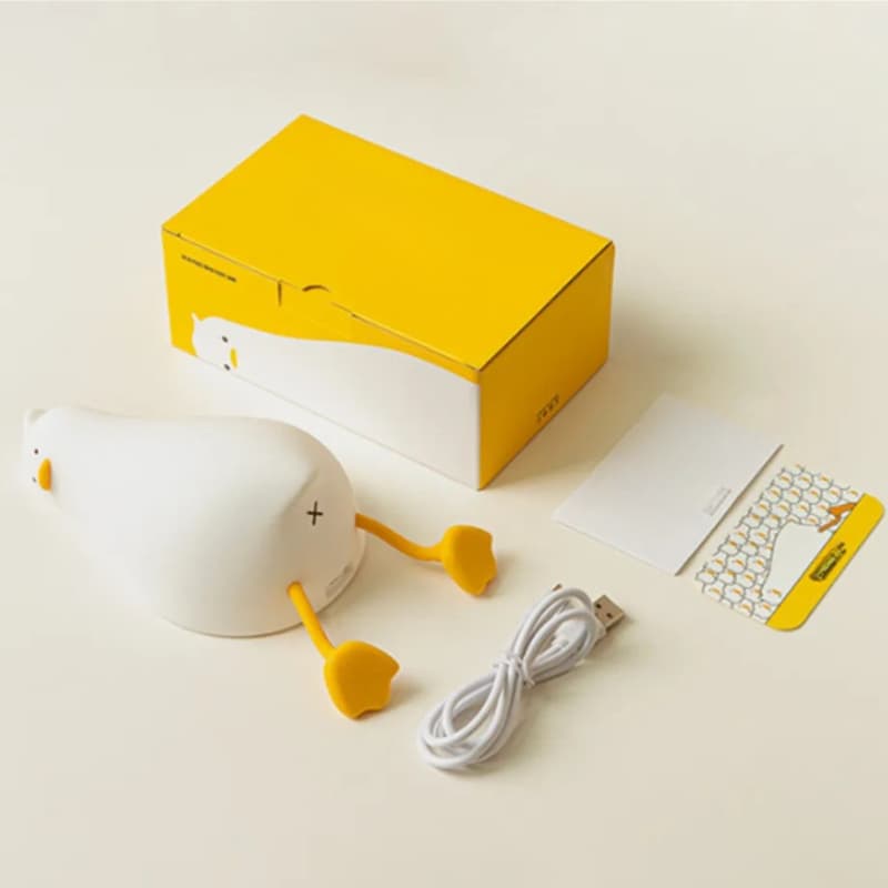 Veilleuse bebe canard | FluffyGlow Madouceveilleuse
