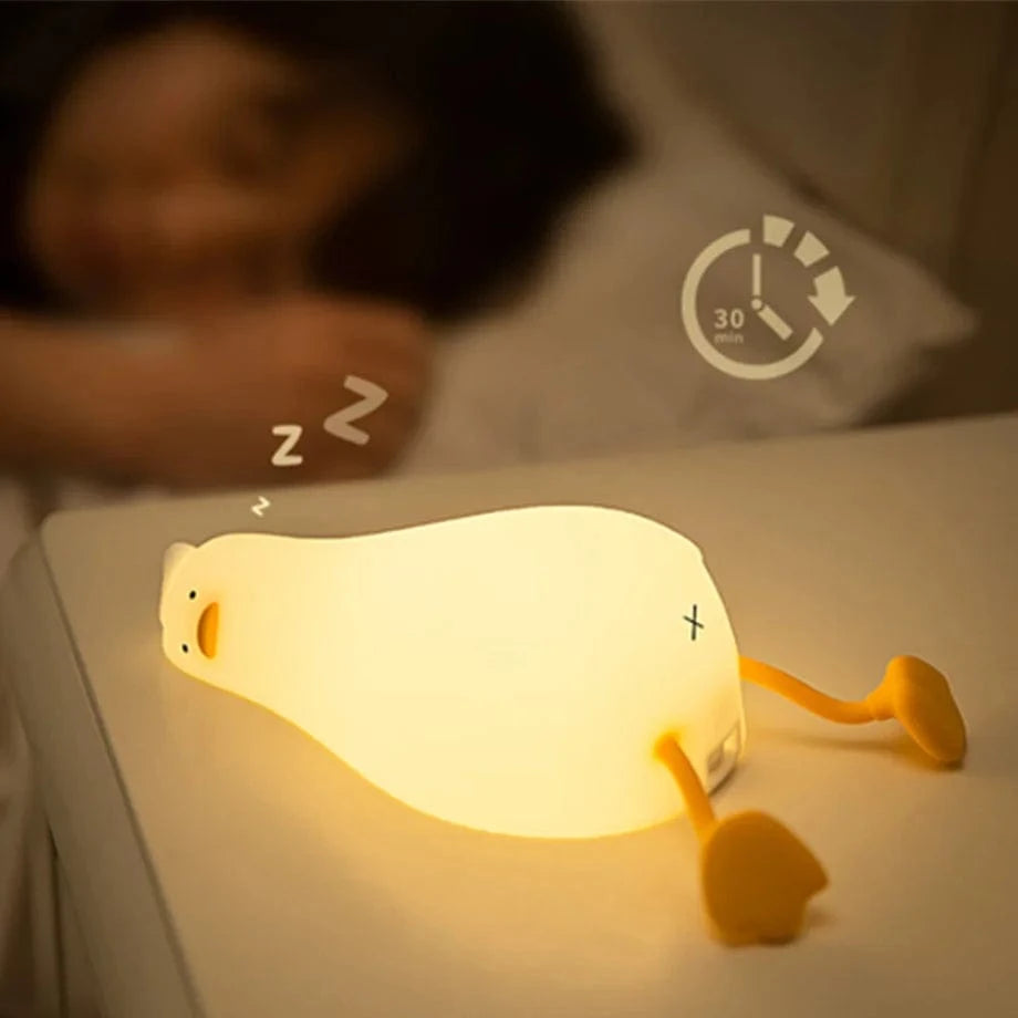 Veilleuse bebe canard | FluffyGlow Madouceveilleuse