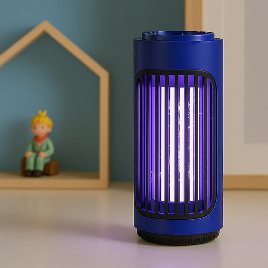 Veilleuse anti moustique | SafeSleep Bleu à batterie Madouceveilleuse