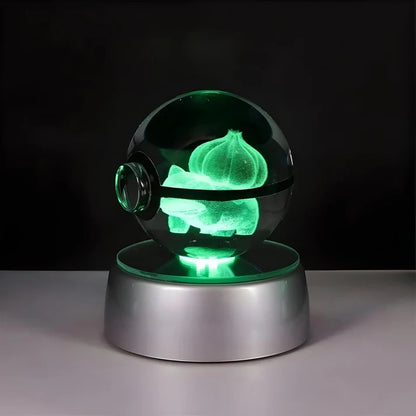 boule cristal pokemon bulbizarre decor chambre