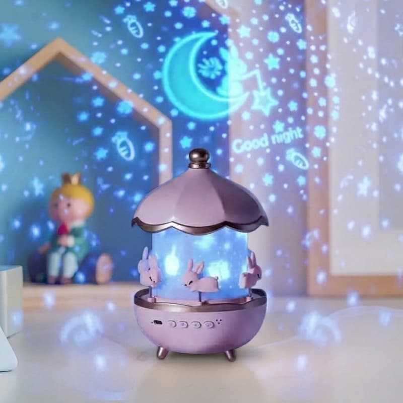 Veilleuse carrousel rotatif - DreamSpin