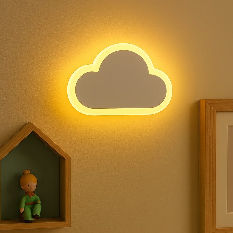 Veilleuse nuage murale | SkyWallGlow Jaune Madouceveilleuse