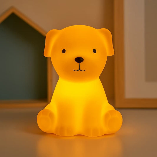 Veilleuse petit chien | PuppyGlow Jaune Madouceveilleuse