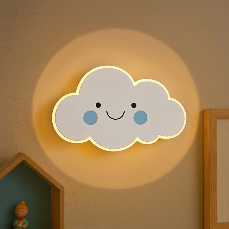 Applique nuage murale CloudWall lumiere chaude Madouceveilleuse