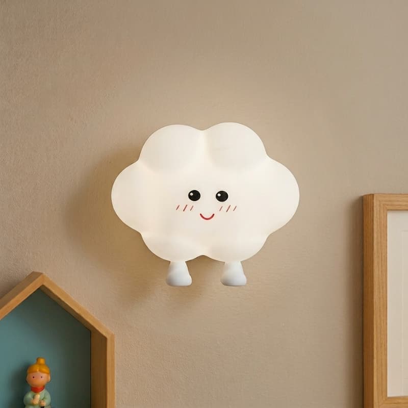 Veilleuse nuage murale silicone CloudyLight Madouceveilleuse