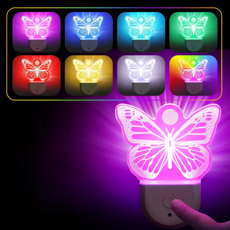 veilleuse prise 230v multicolore