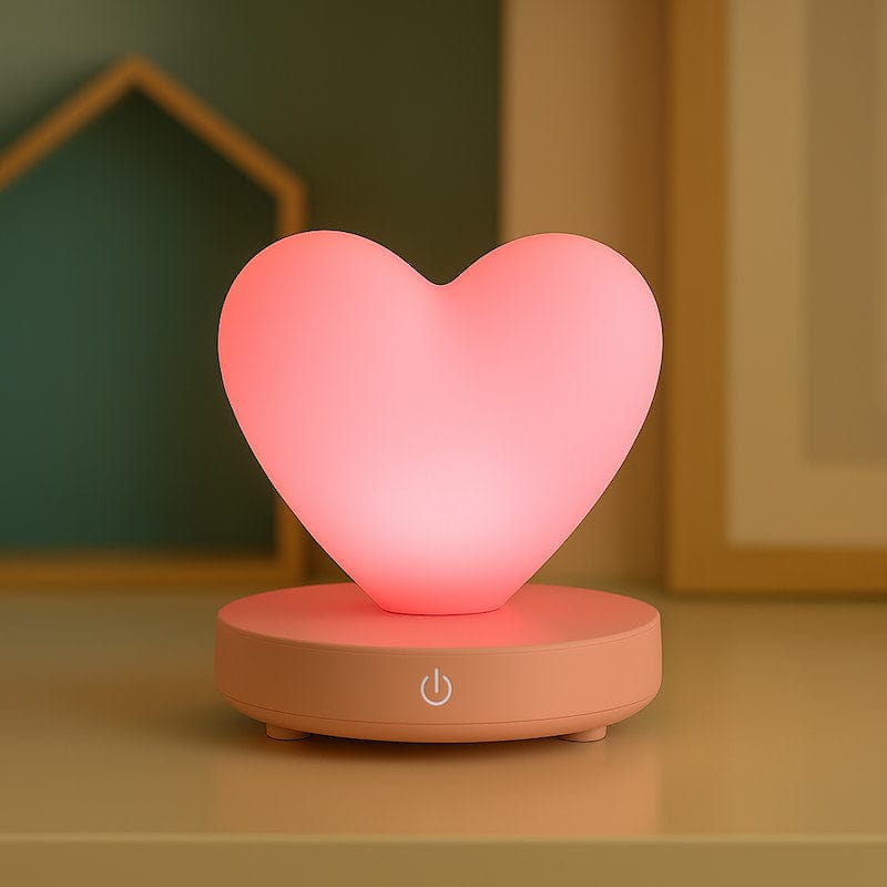 Veilleuse coeur | GlowLove Rose Madouceveilleuse