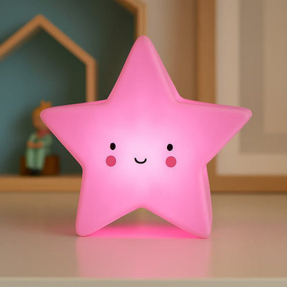 Veilleuse etoile bebe | BabyStarGlow Rose Madouceveilleuse