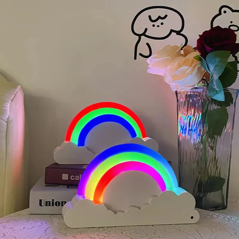 Veilleuse arc en ciel bebe | LumiArc Madouceveilleuse