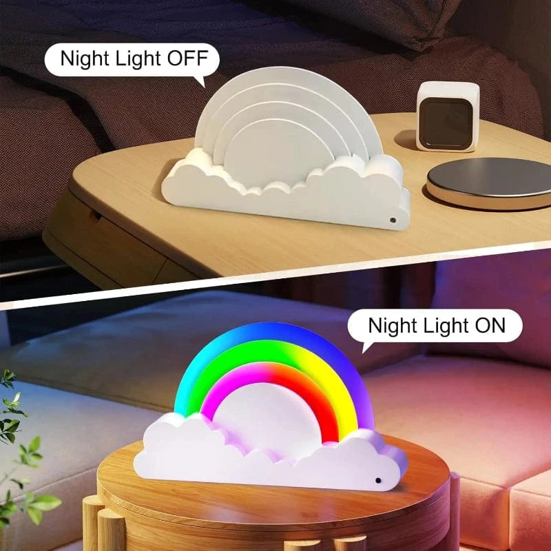 Veilleuse arc en ciel bebe | LumiArc Madouceveilleuse
