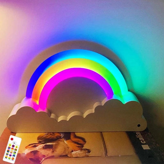 Veilleuse arc en ciel bebe | LumiArc Madouceveilleuse