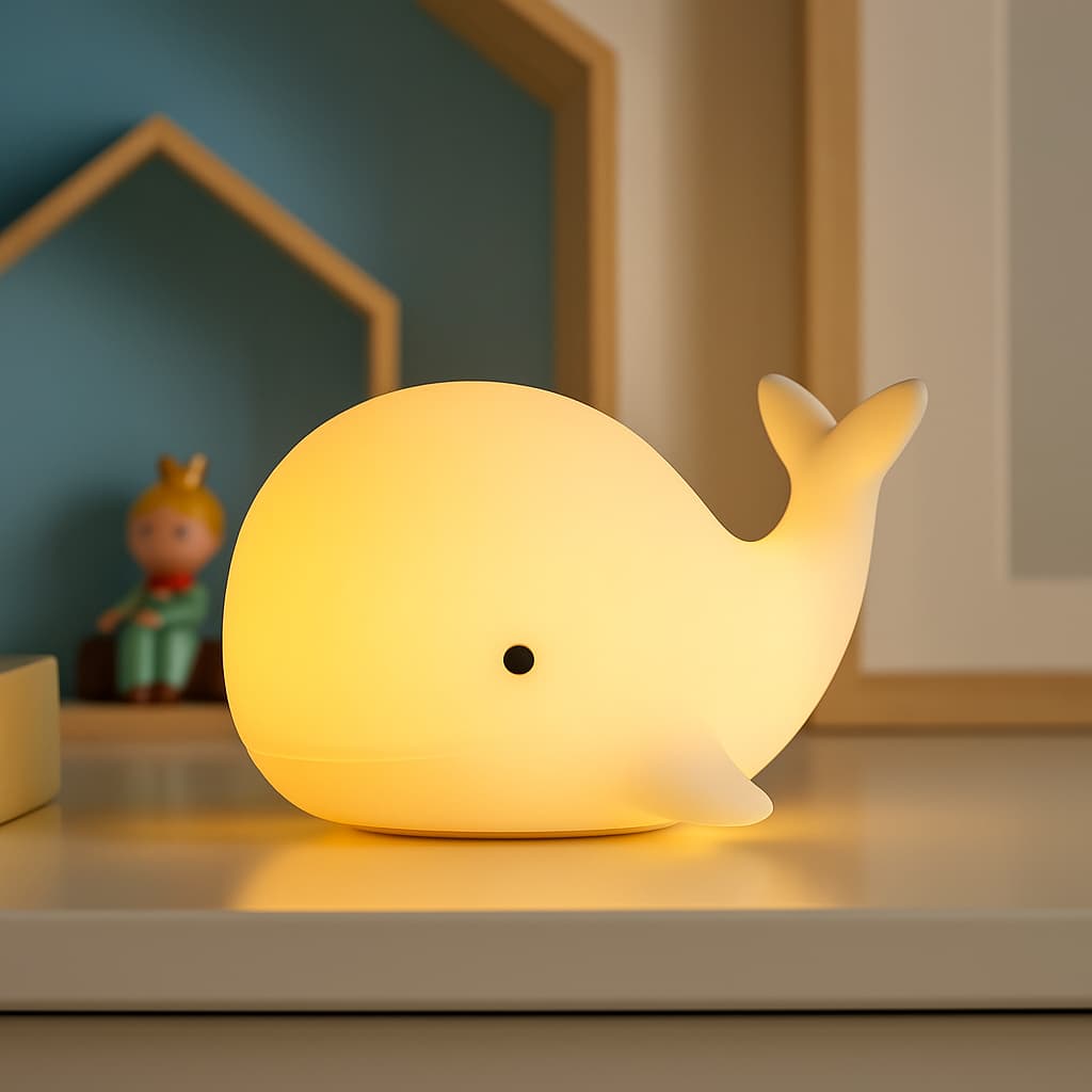 Veilleuse baleine bébé BaliLuz nomade rechargeable