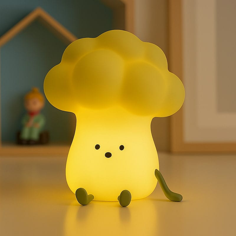 Veilleuse Brocoli - LED enfant & Légume tactile
