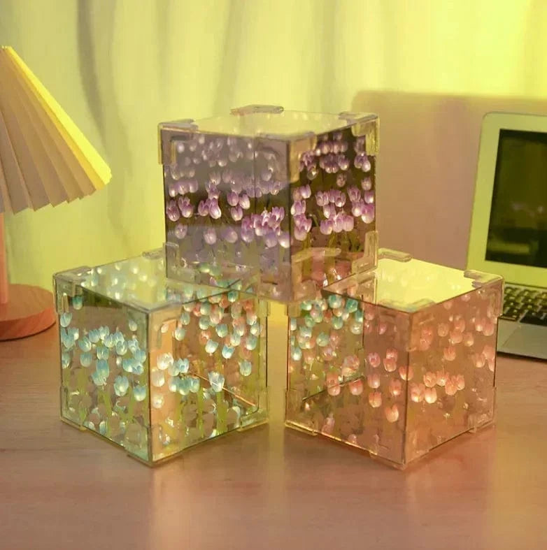Veilleuse fleur - Flowerbox Madouceveilleuse