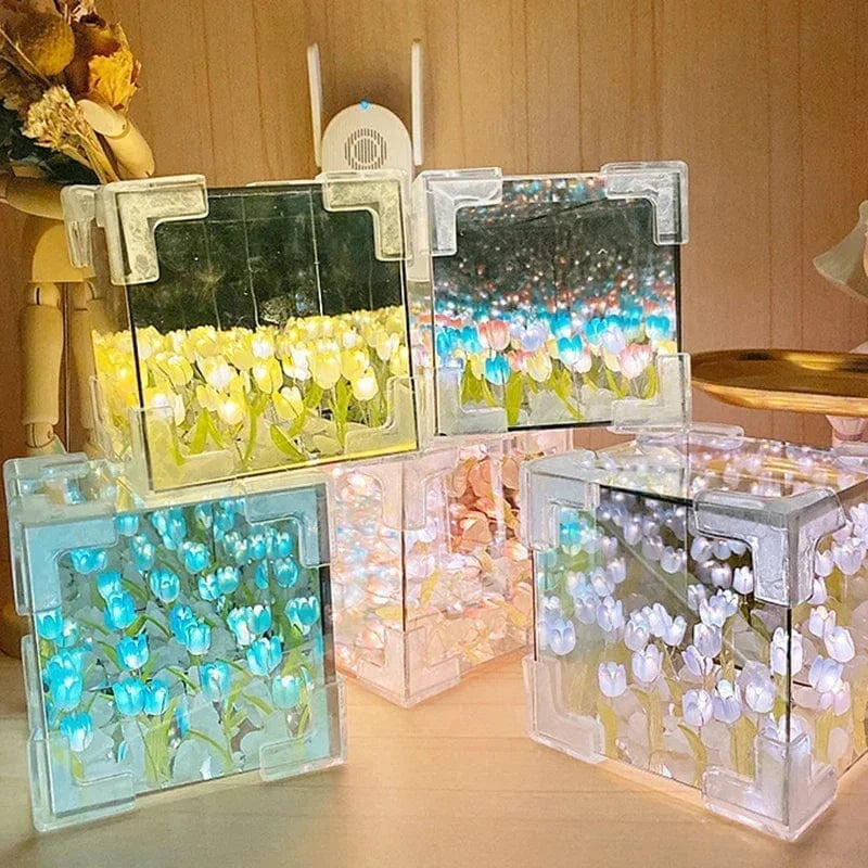 Veilleuse fleur - Flowerbox Madouceveilleuse