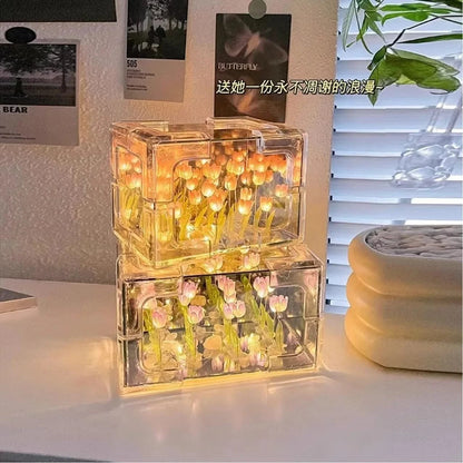 Veilleuse fleur - Flowerbox Madouceveilleuse