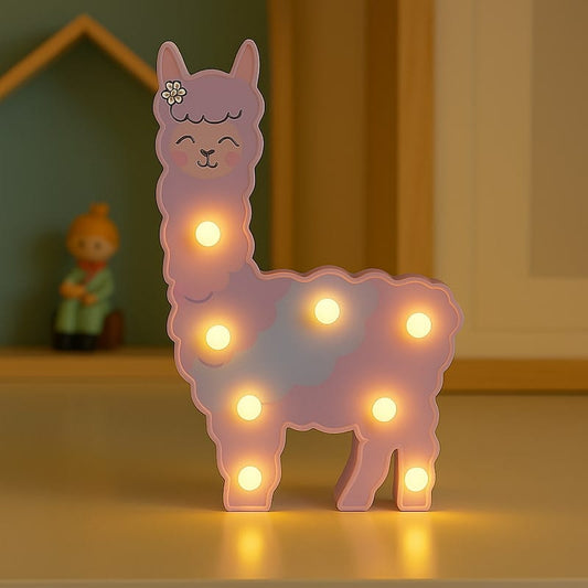 Veilleuse alpaga | AlpaGlow Violet Madouceveilleuse